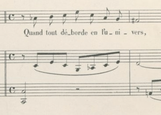 Mélodie avec texte